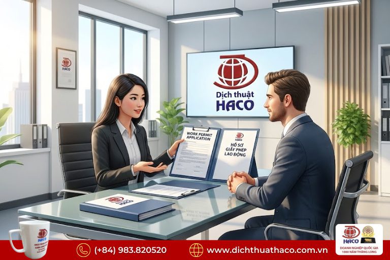 Dịch Hồ Sơ Xin Giấy Phép Lao Động Cho Người Nước Ngoài