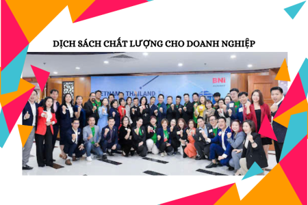 Dịch Sách Chất Lượng Cho Doanh Nghiệp