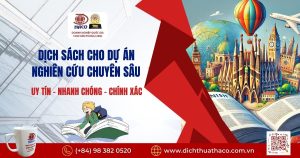 Dich Sach Cho Du An Nghien Cuu Chuyen Sau Uy Tin Nhanh Chong