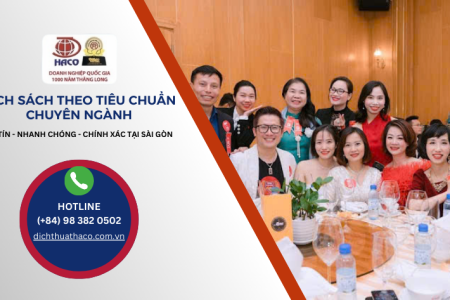 Dịch Sách Theo Tiêu Chuẩn Chuyên Ngành 💰 Uy Tín Nhanh Chóng Chính Xác Tại Sài Gòn