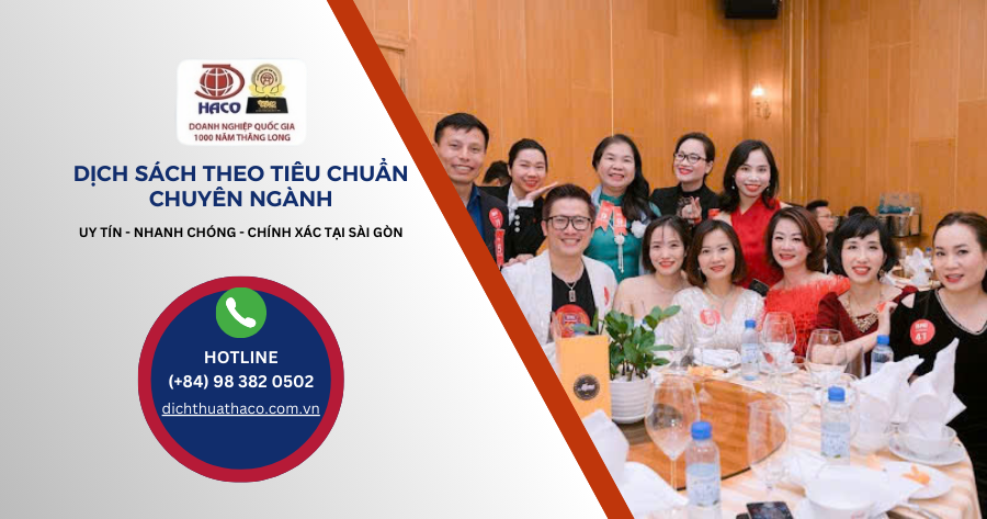 Dịch Sách Theo Tiêu Chuẩn Chuyên Ngành 💰 Uy Tín Nhanh Chóng Chính Xác Tại Sài Gòn