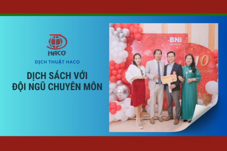 Dịch Sách Với đội Ngũ Chuyên Môn