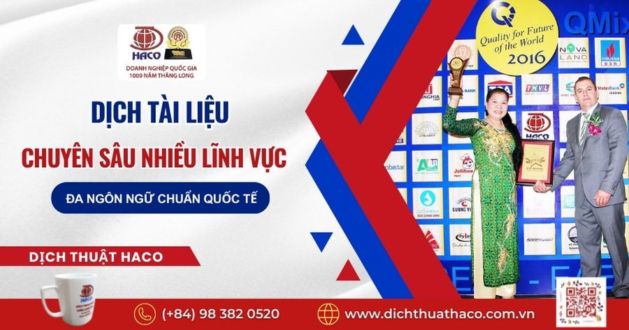 Dịch tài liệu chuyên sâu nhiều lĩnh vực
