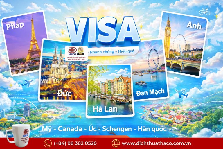 Dịch Tài Liệu Du Lịch – Hồ Sơ Xin Visa Nhanh 2026 7 Dịch Tài Liệu Du Lịch – Hồ Sơ Xin Visa Nhanh
