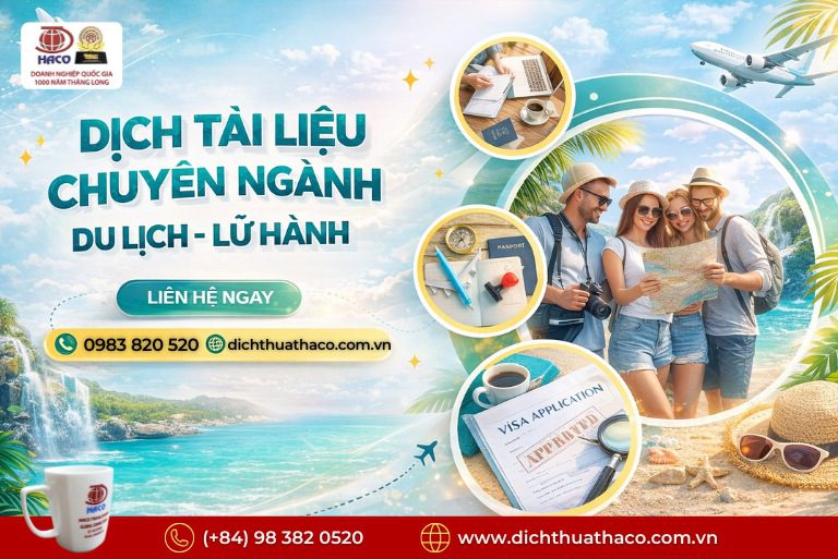 Dịch Tài Liệu Du Lịch – Hồ Sơ Xin Visa Nhanh 2026 2 Dịch Tài Liệu Du Lịch – Hồ Sơ Xin Visa Nhanh