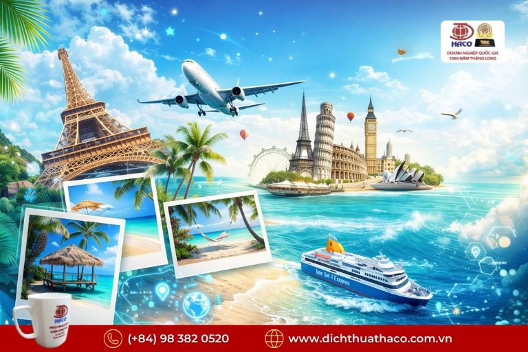 Dịch Tài Liệu Du Lịch – Hồ Sơ Xin Visa Nhanh 2026 6 Dịch Tài Liệu Du Lịch – Hồ Sơ Xin Visa Nhanh