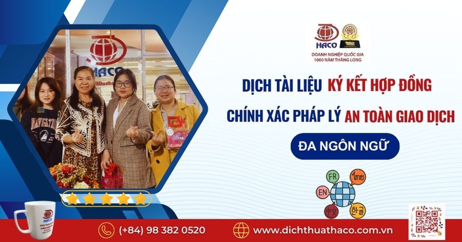 Dịch Tài Liệu Ký Kết Hợp Đồng Đa Ngôn Ngữ