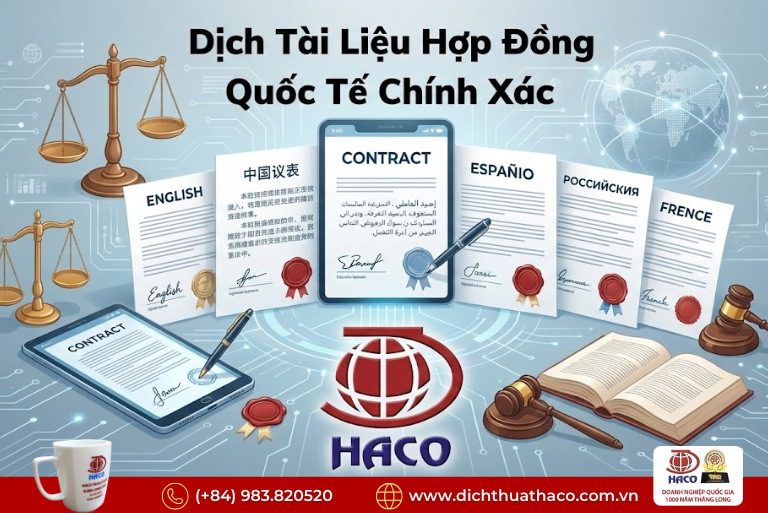 Dịch Tài Liệu Ký Kết Hợp Đồng Đa Ngôn Ngữ