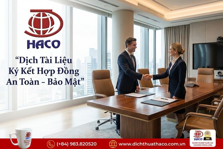 Dịch Tài Liệu Ký Kết Hợp Đồng Đa Ngôn Ngữ