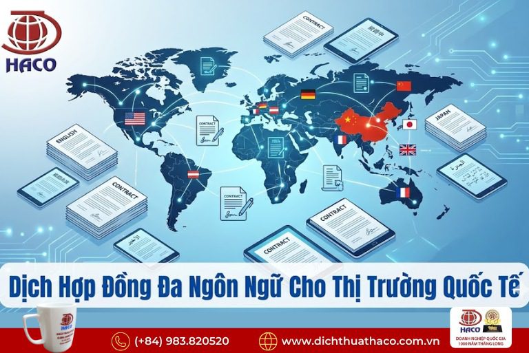 Dịch Tài Liệu Ký Kết Hợp Đồng Đa Ngôn Ngữ