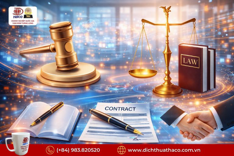 Dịch Tài Liệu Luật – Hồ Sơ Khởi Kiện – Pháp Lý Doanh Nghiệp