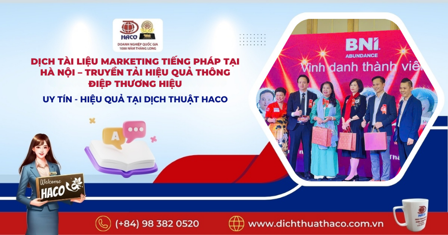 Dịch Tài Liệu Marketing Tiếng Pháp Tại Hà Nội – Truyền Tải Hiệu Quả Thông Điệp Thương Hiệu