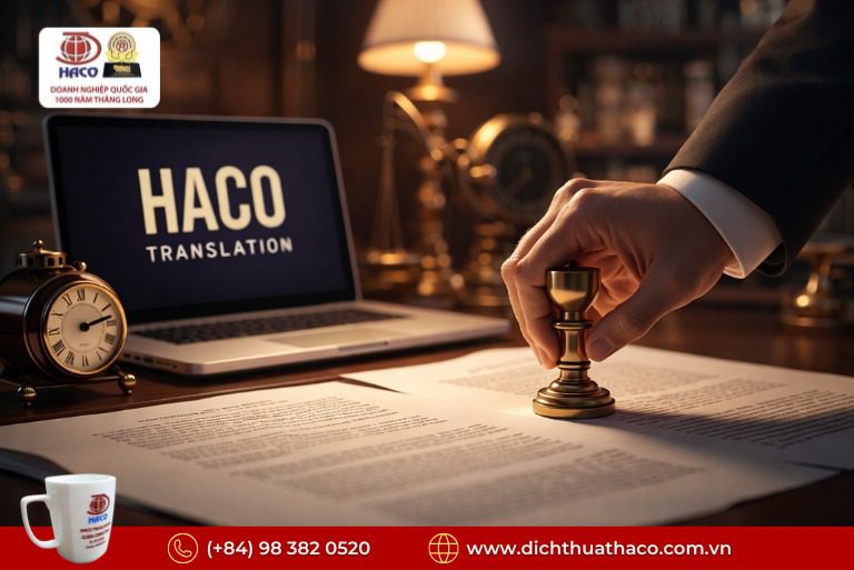 Dịch Tài Liệu Pháp Lý Song Ngữ Việt – Anh Chuyên Nghiệp