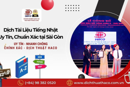 Dịch Tài Liệu Tiếng Nhật Uy Tín, Chuẩn Xác Tại Sài Gòn