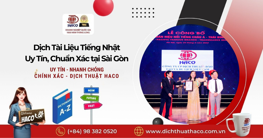 Dịch Tài Liệu Tiếng Nhật Uy Tín, Chuẩn Xác Tại Sài Gòn