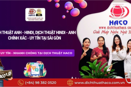 Dịch Thuật Anh Hindi, Dịch Thuật Hindi Anh Chính Xác Uy Tín Tại SÀi GÒn