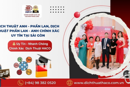 Dịch Thuật Anh Phần Lan, Dịch Thuật Phần Lan Anh Chính Xác Uy Tín Tại Sài Gòn