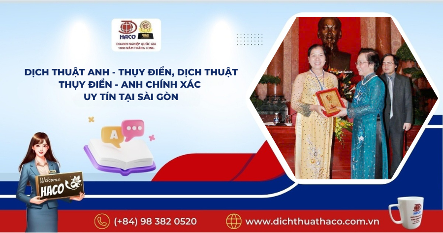 Dịch Thuật Anh Thụy Điển, Dịch Thuật Thụy Điển Anh Chính Xác Uy Tín Tại SÀi GÒn