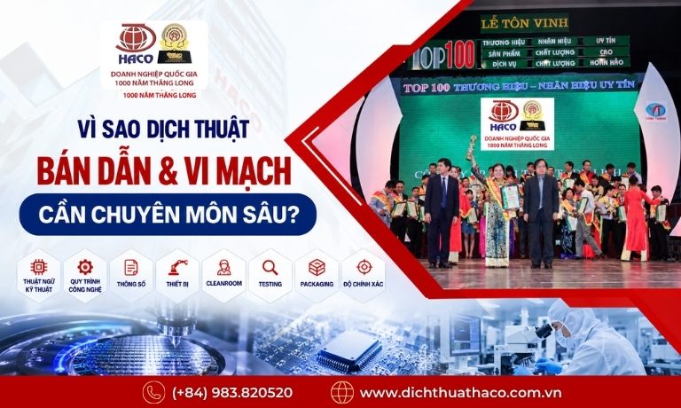 Dịch Thuật Bán Dẫn & Vi Mạch Chuyên Ngành | Dịch Thuật HACO 1 dich thuat ban dan vi mach chuyen nganh 1
