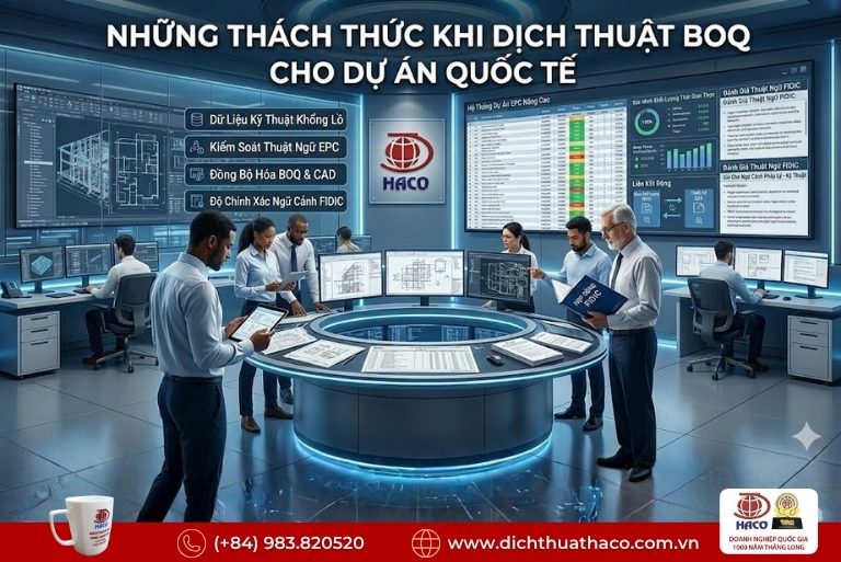 Dịch thuật bản dự toán khối lượng BOQ 4 Dịch thuật bản dự toán khối lượng BOQ