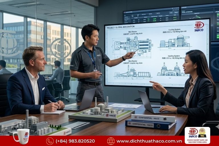 Dịch thuật bản vẽ hoàn công CAD
