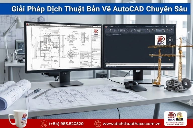 Dịch thuật bản vẽ kỹ thuật AutoCAD TP.HCM