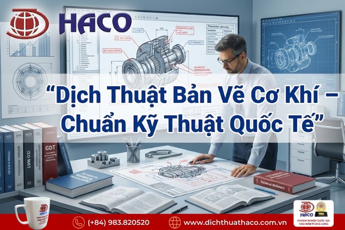 Dịch thuật bản vẽ kỹ thuật cơ khí tại Đồng Nai
