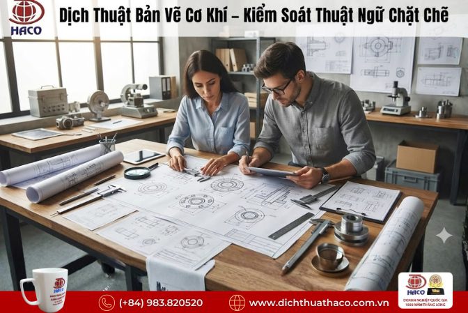 Dịch thuật bản vẽ kỹ thuật cơ khí tại Đồng Nai