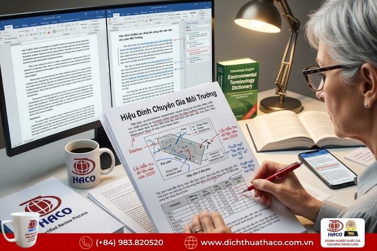 Dịch thuật báo cáo đánh giá tác động môi trường