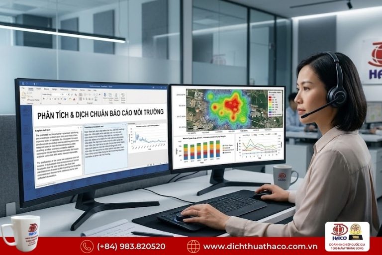 Dịch thuật báo cáo đánh giá tác động môi trường