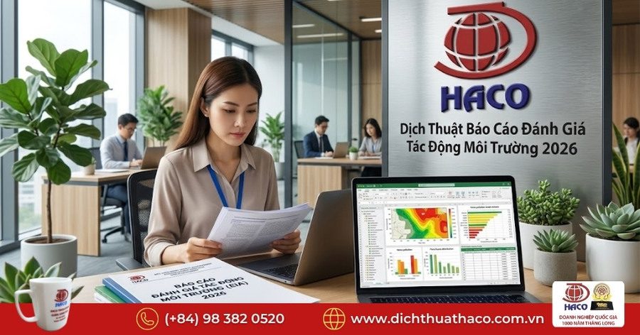 Dịch thuật báo cáo đánh giá tác động môi trường
