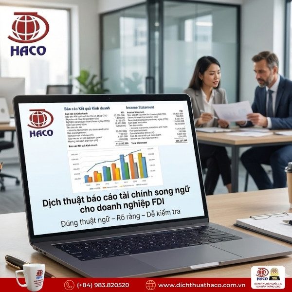 Dịch thuật báo cáo tài chính doanh nghiệp FDI Đồng Nai