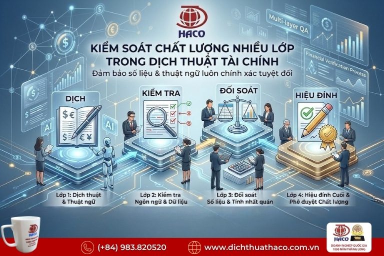 Dịch thuật báo cáo tài chính kiểm toán