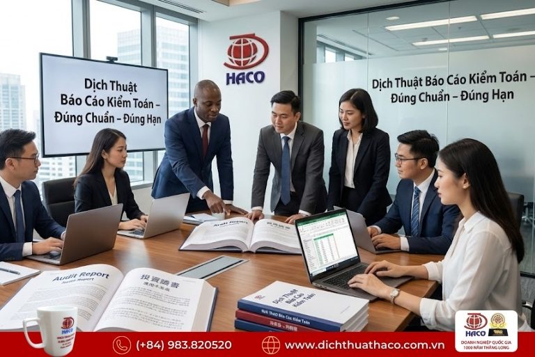 Dịch Thuật Báo Cáo Tài Chính Kiểm Toán TP.HCM