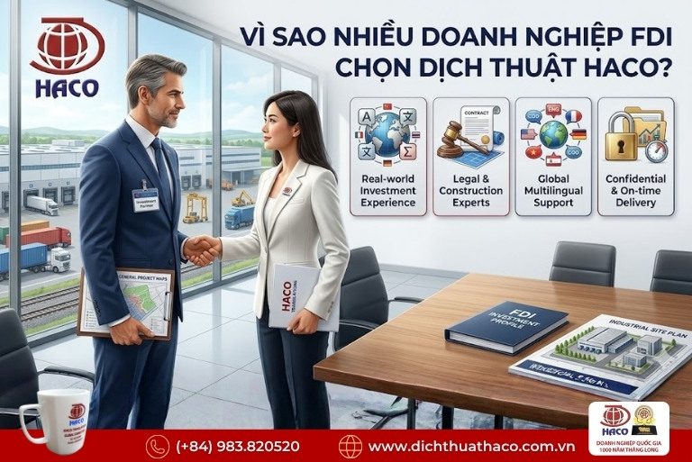 Dịch thuật bất động sản công nghiệp FDI