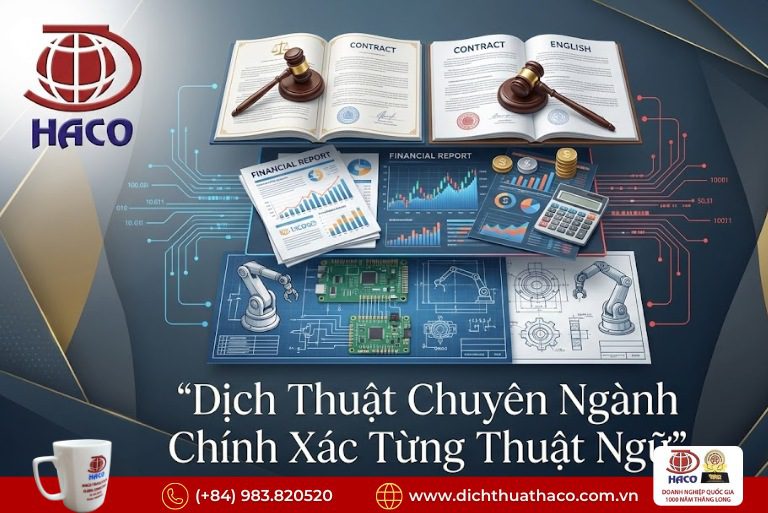 Dịch thuật chuẩn chuyên ngành – chuyên gia giàu kinh nghiệm