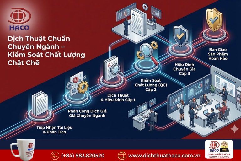 Dịch thuật chuẩn chuyên ngành – chuyên gia giàu kinh nghiệm
