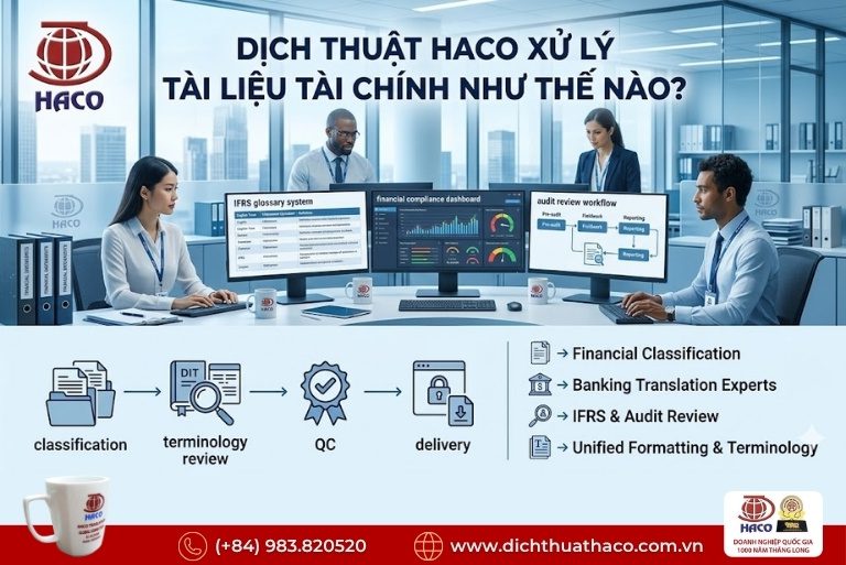Dịch thuật chuẩn mực báo cáo tài chính IFRS