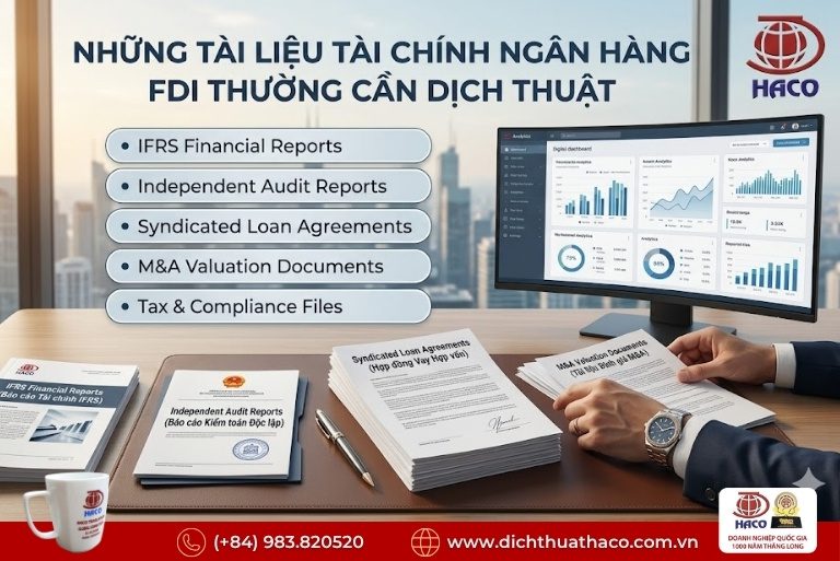 Dịch thuật chuẩn mực báo cáo tài chính IFRS