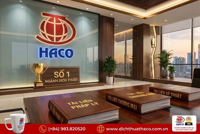 Dịch thuật chuẩn xác 100%