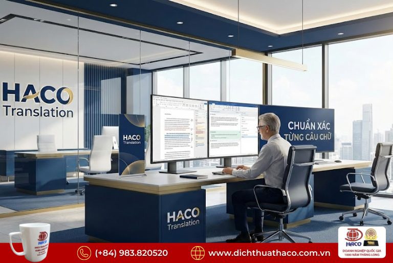 Dịch thuật chuẩn xác 100%