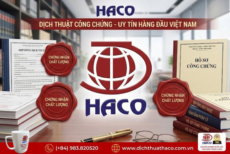 Dịch thuật chuẩn xác 100%