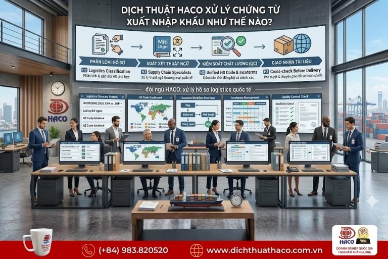 Dịch thuật chứng từ xuất nhập khẩu 4 Dịch thuật chứng từ xuất nhập khẩu