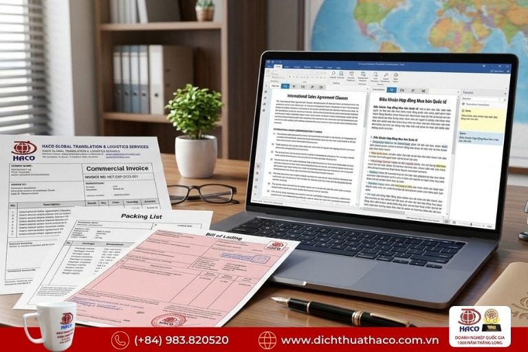 Dịch thuật chứng từ xuất nhập khẩu đa ngôn ngữ Đồng Nai