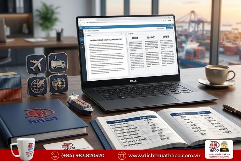 Dịch thuật chứng từ xuất nhập khẩu đa ngôn ngữ Đồng Nai