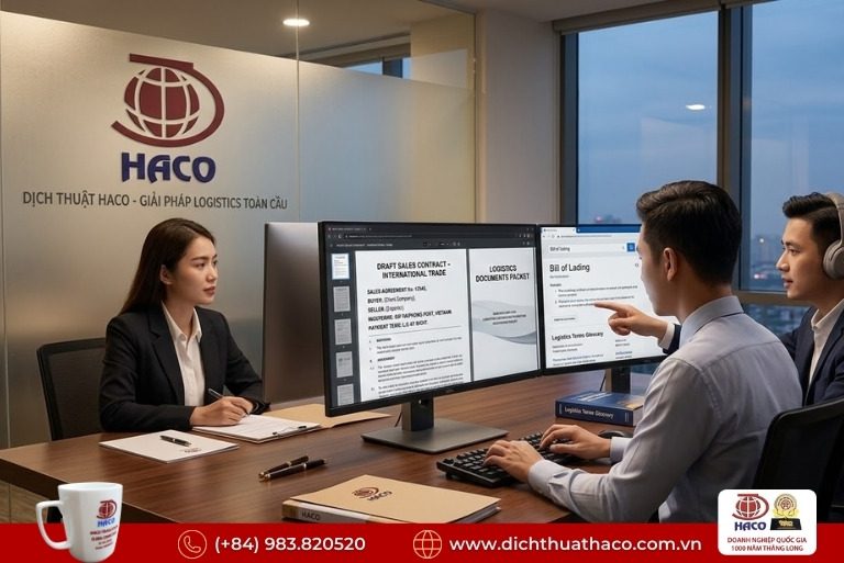 Dịch thuật chứng từ xuất nhập khẩu đa ngôn ngữ Đồng Nai