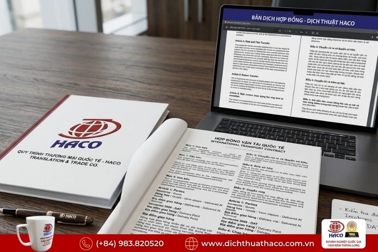 Dịch thuật chứng từ xuất nhập khẩu đa ngôn ngữ Đồng Nai