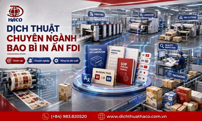 Dịch Thuật Chuyên Ngành Bao Bì In Ấn FDI Chính Xác, Chuyên Nghiệp 1 dich thuat chuyen nganh bao bi in an fdi 3