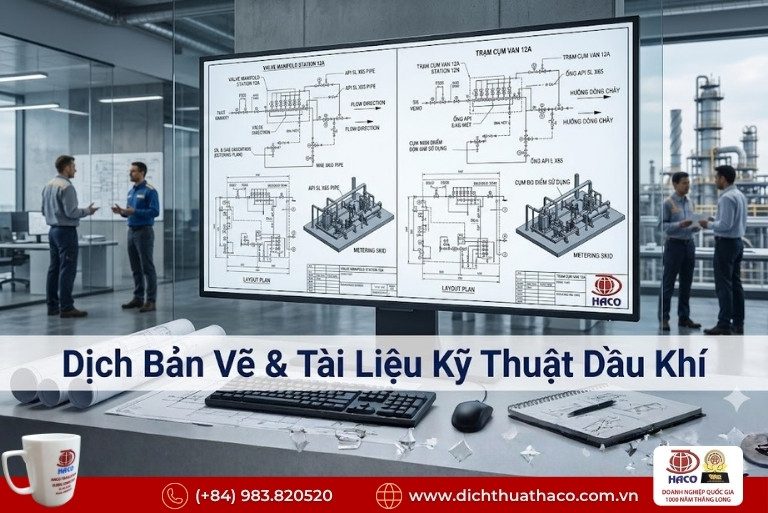 Dịch thuật chuyên ngành dầu khí Thanh Hóa