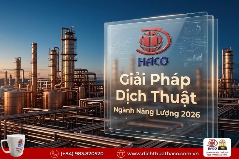 Dịch thuật chuyên ngành dầu khí Thanh Hóa